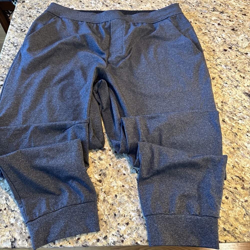 Lululemon Sweatpants Mens XL Gray City Sweat Jogger Zip Pockets Athleisure